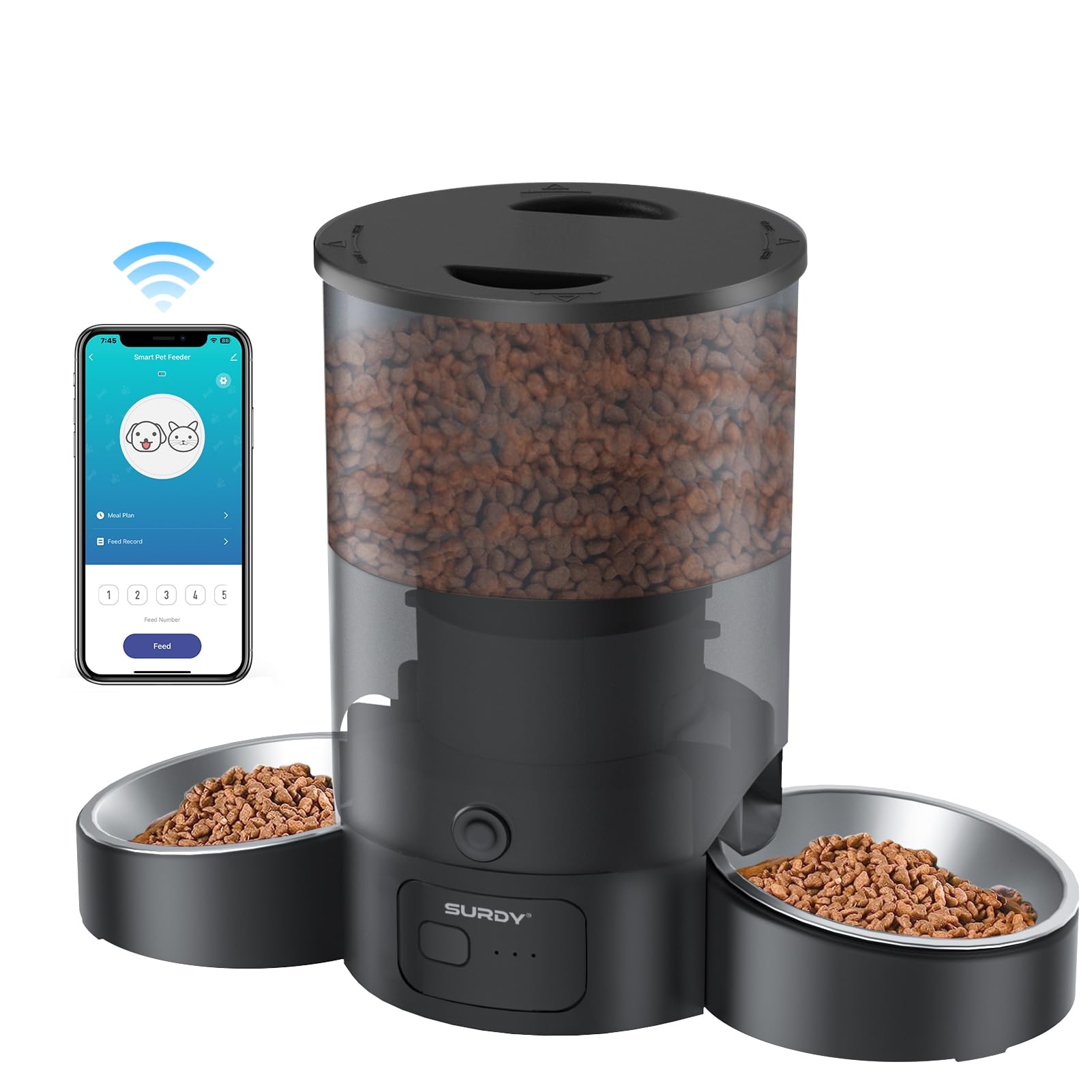 TwinCat Smart Feeder 3L with WiFi & App Control