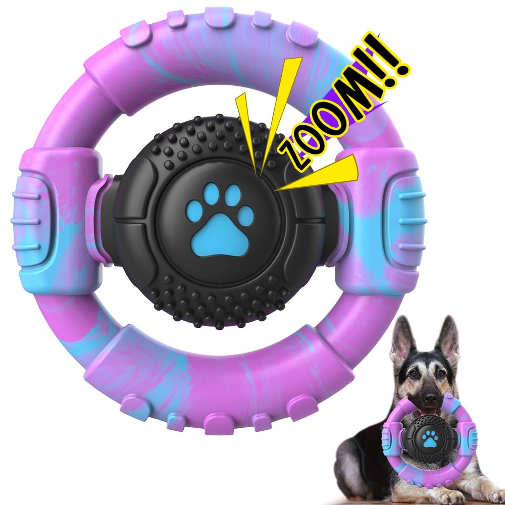Nylon & Rubber Dog Toy for Tough Chewers