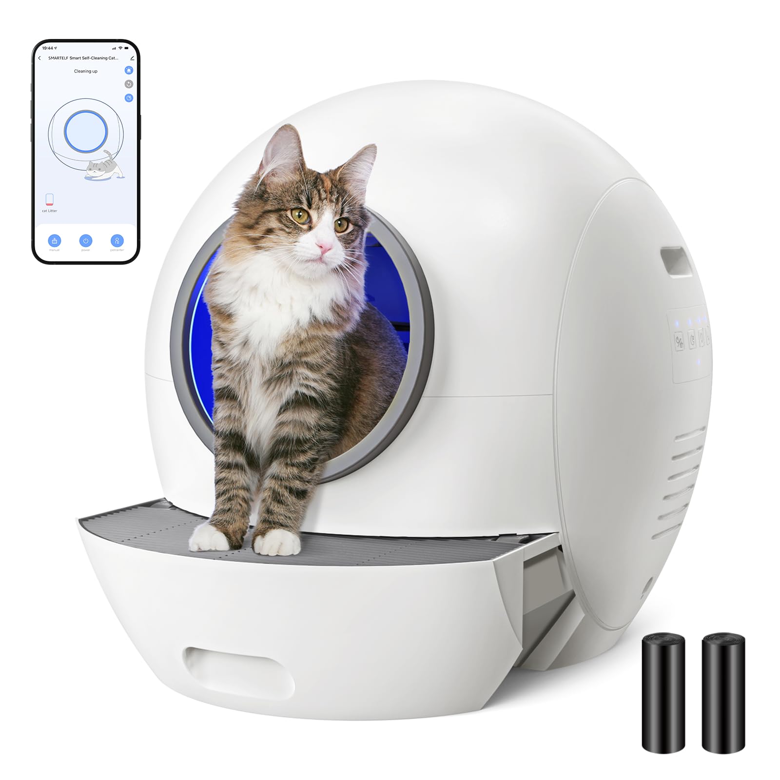 SmartScoop Multi-Cat Self-Cleaning Litter Box