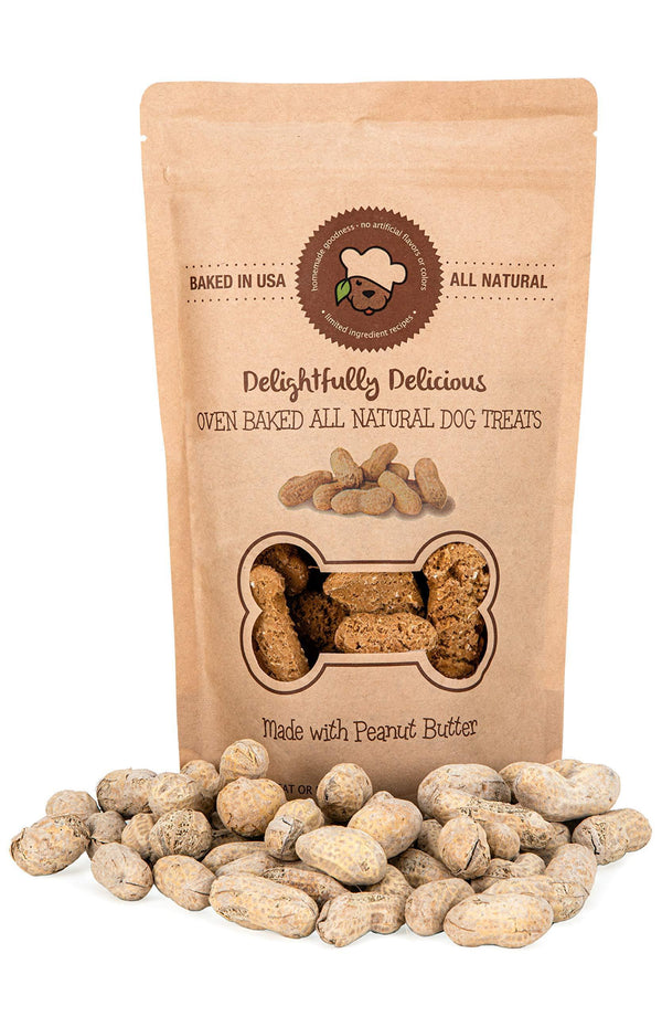 USA-Made Peanut Butter Dog Biscuits