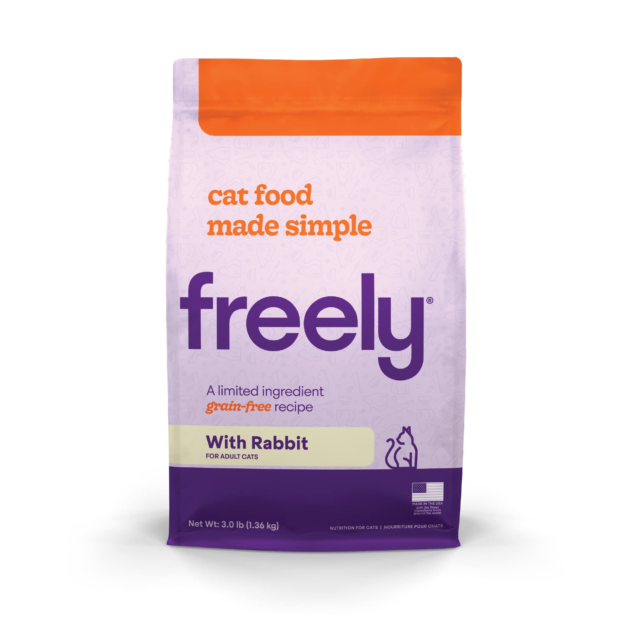 Rabbit Recipe--Dry Cat Food 3lb