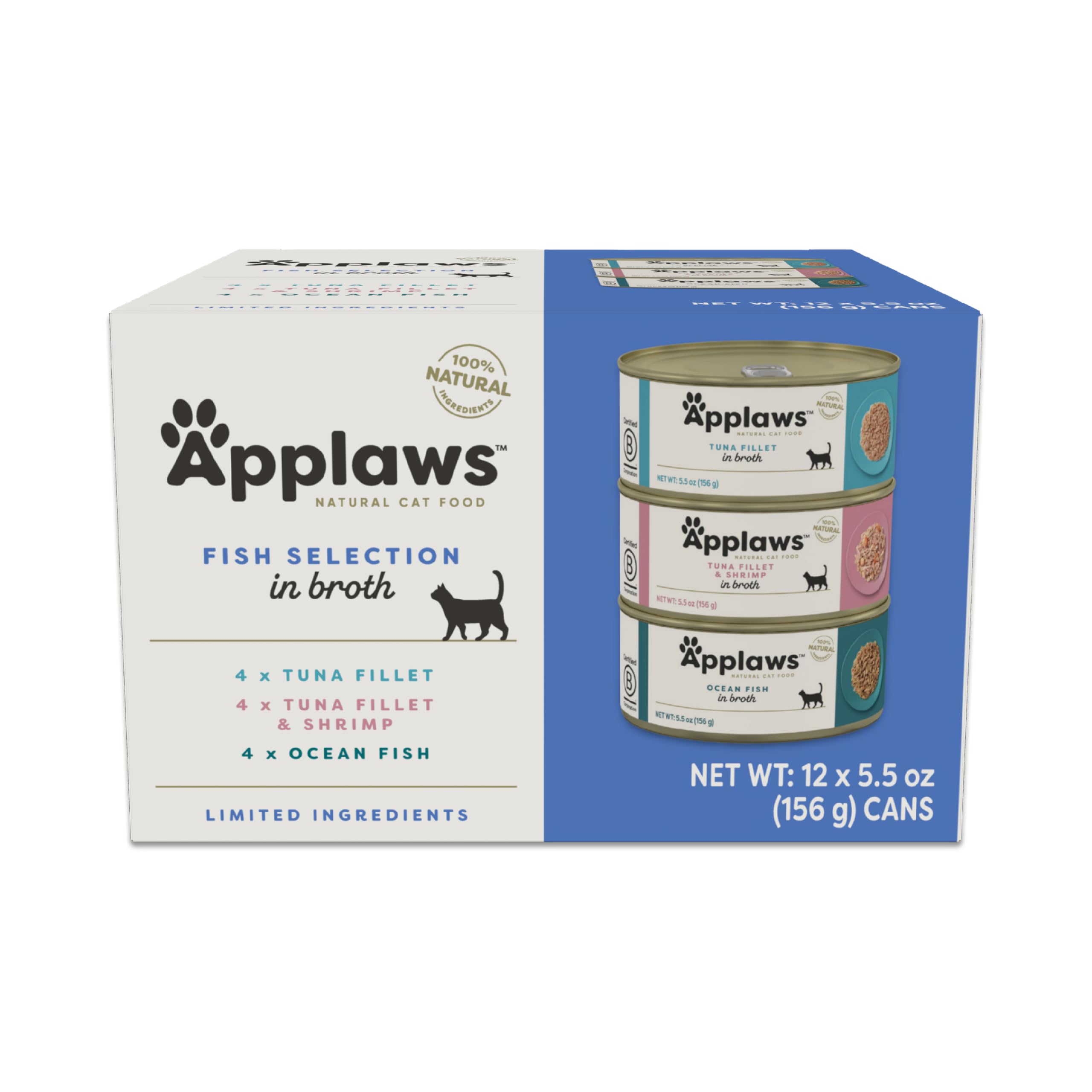 Applaws Natural Broth Cat Food Variety Pack