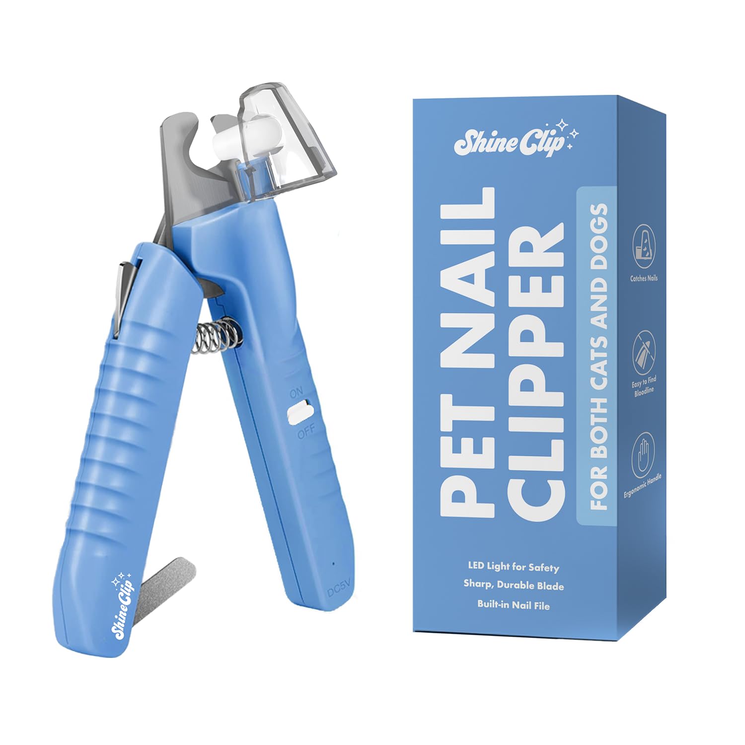 BrightTrim™ LED Pet Nail Clippers -