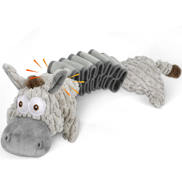 MegaStretch Donkey Plush Dog Toy