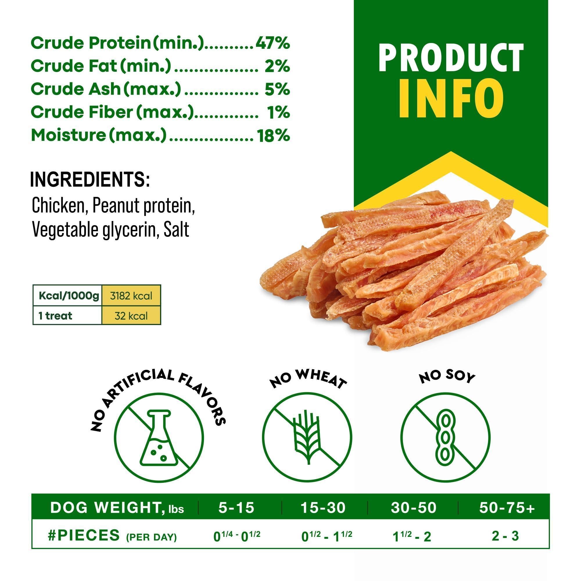 Organic Chicken Sticks for Dogs - Grain-Free 10.6 Oz