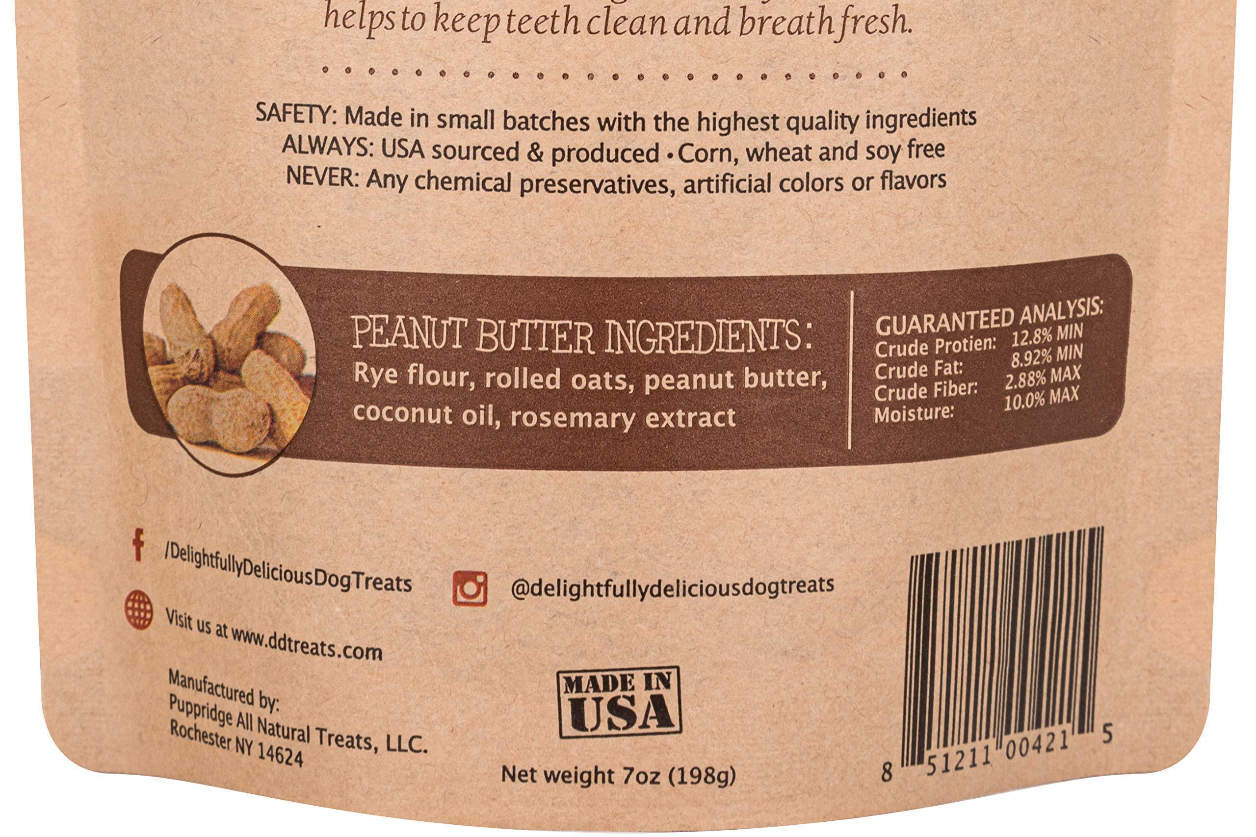 USA-Made Peanut Butter Dog Biscuits