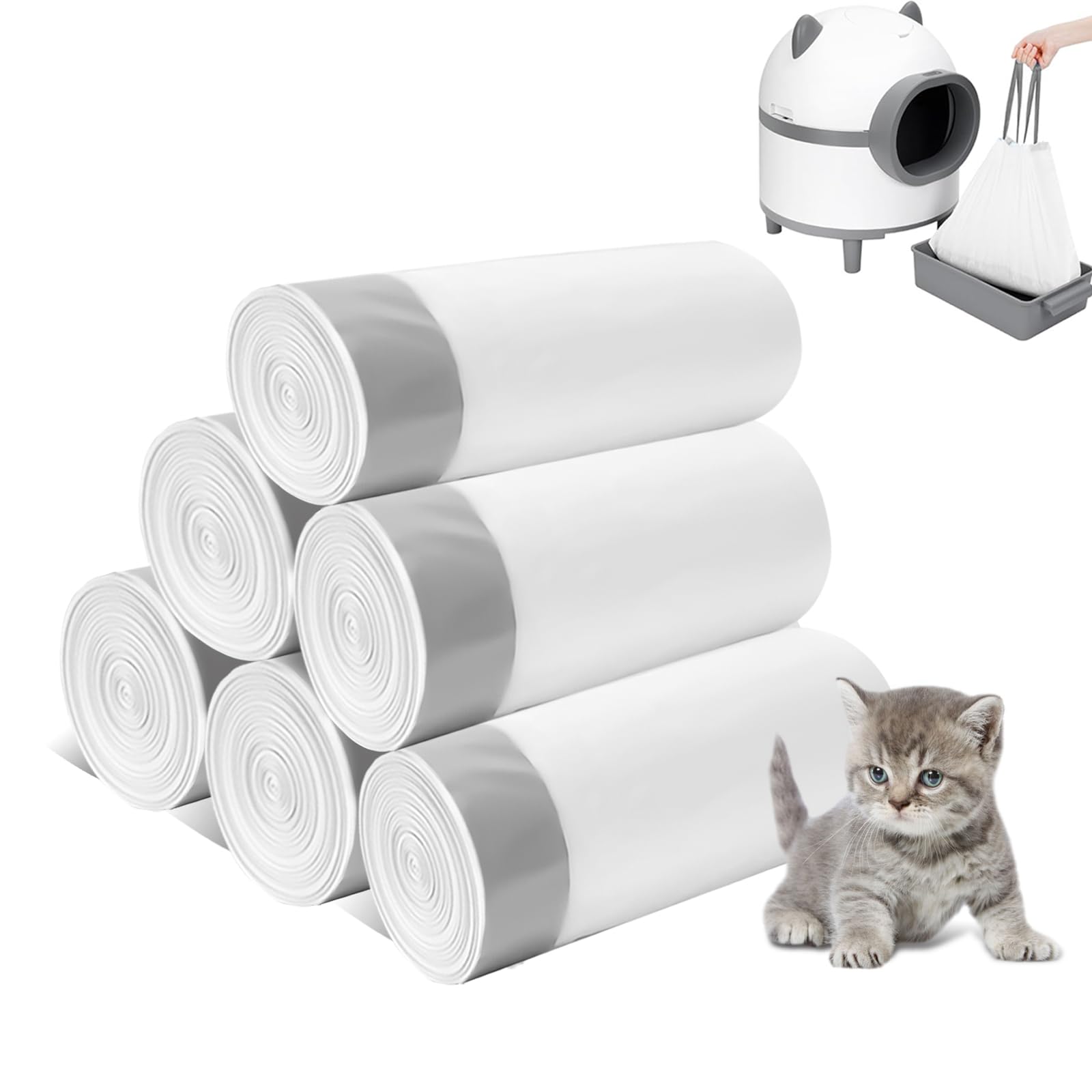 EZ-Tidy 120 Cat Litter Drawstring Liners