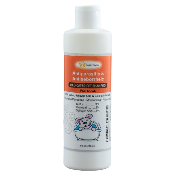 Healthy Coat Antiparasitic Dog Shampoo (8 oz)