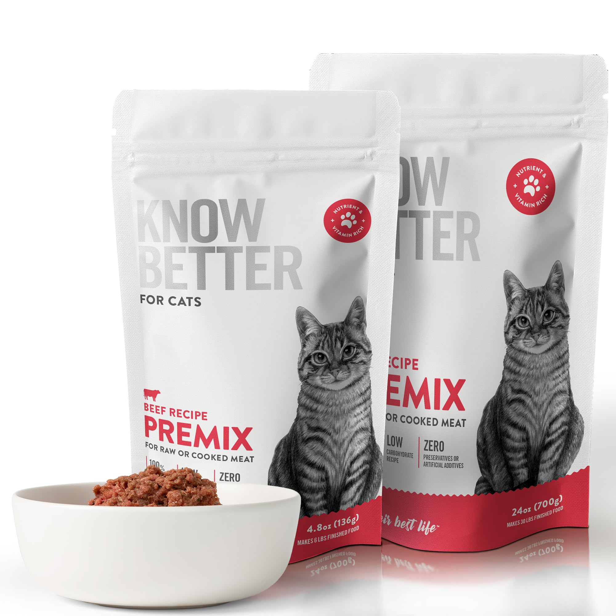Cat Premium Beef Mix - Holistic Meal Enhancer