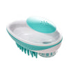 Silicone Pet Grooming Brush with Massage Comb