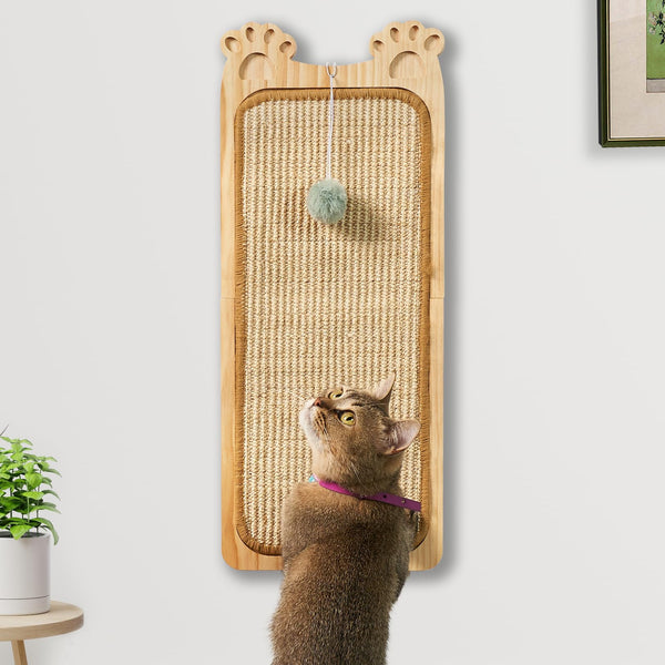 Elegant Wall Cat Scratcher with Toy
