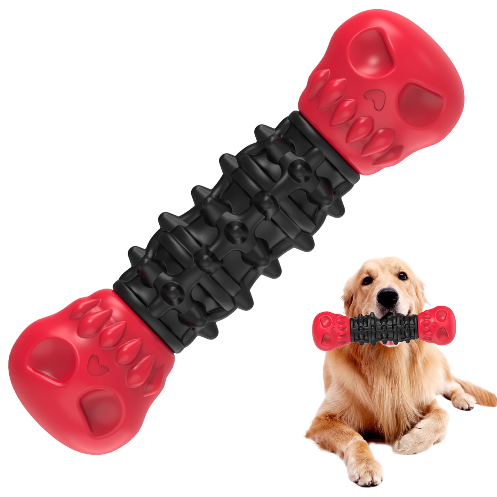 IndestructoChew Durable Dog Toy with Milk Flavor