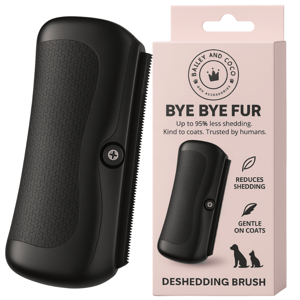 Deshedding Brush For Dogs, Cats, Horses – Black