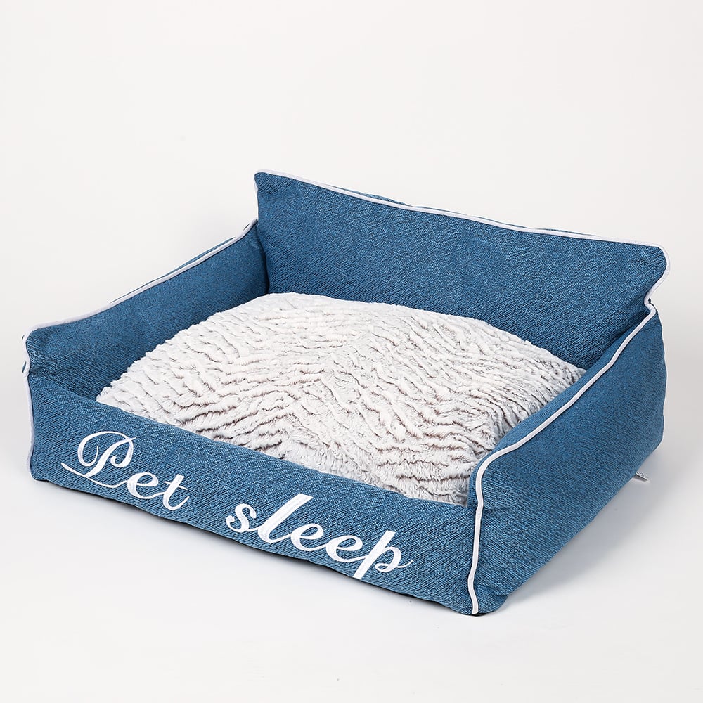 Plush Cat Comfort Kennel Bed