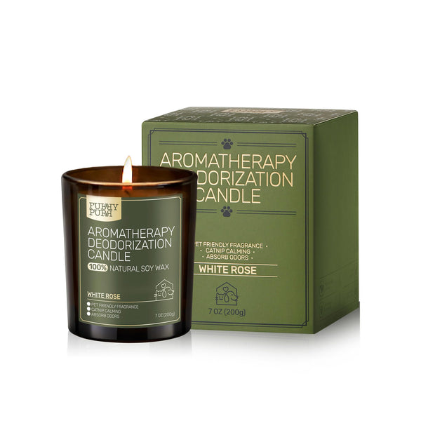 White Rose Pet-Safe Aromatherapy Candle