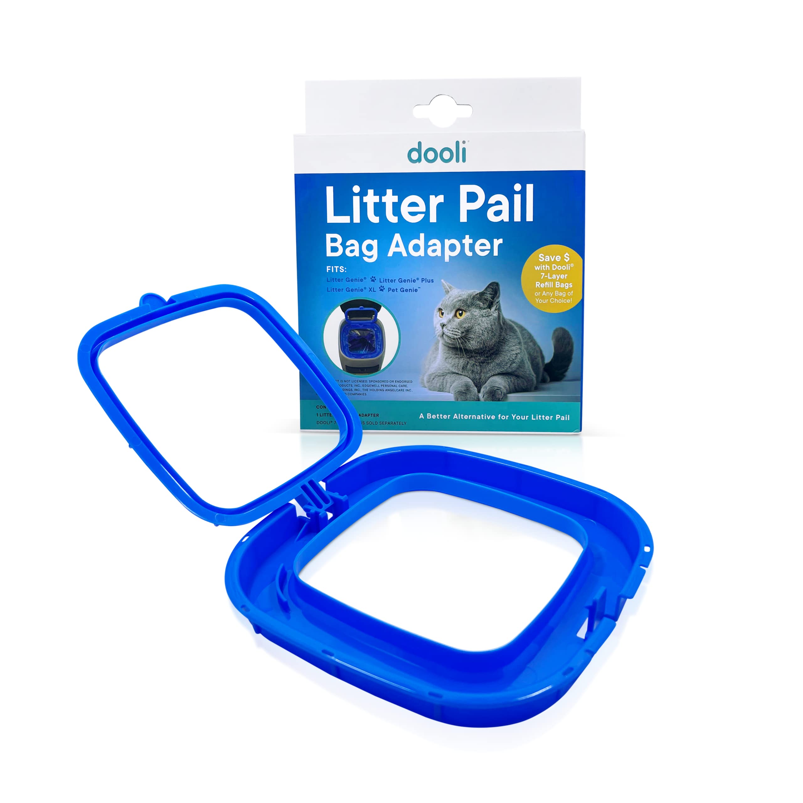 Universal Cat Litter Pail Bag Adapter