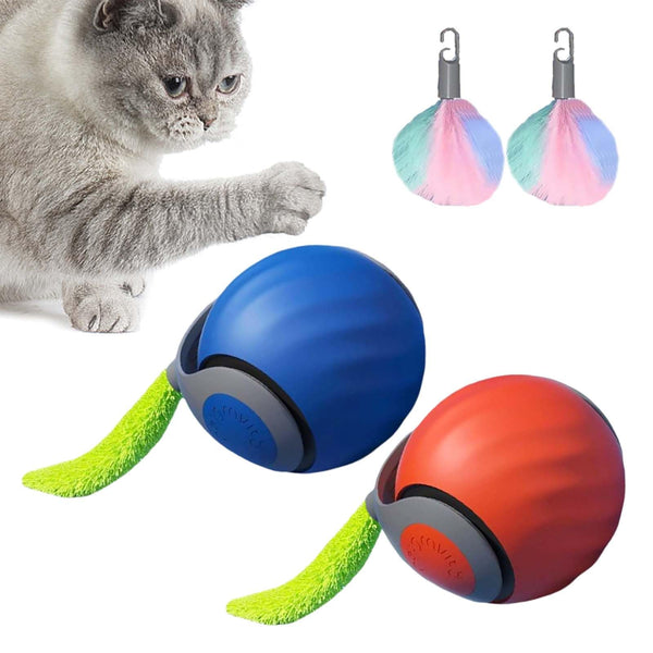 Speedy 2.0 Smart Play Cat Ball - Two Speeds with Tail