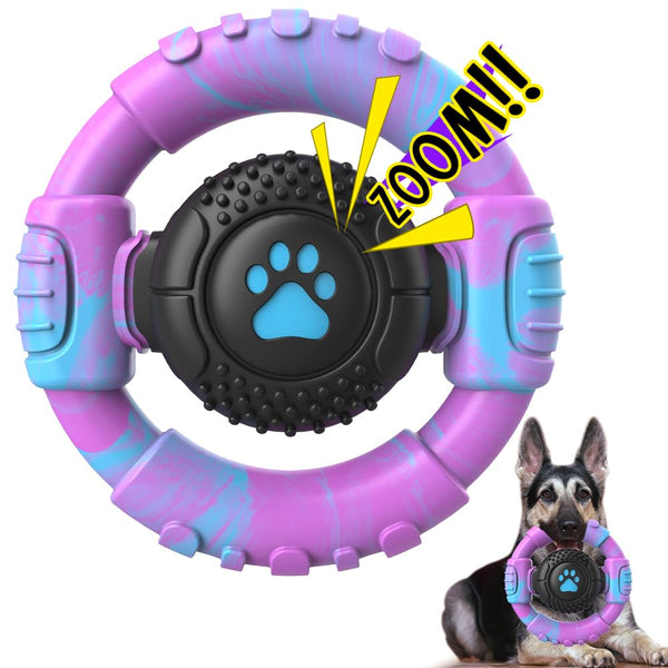 Nylon & Rubber Dog Toy for Tough Chewers