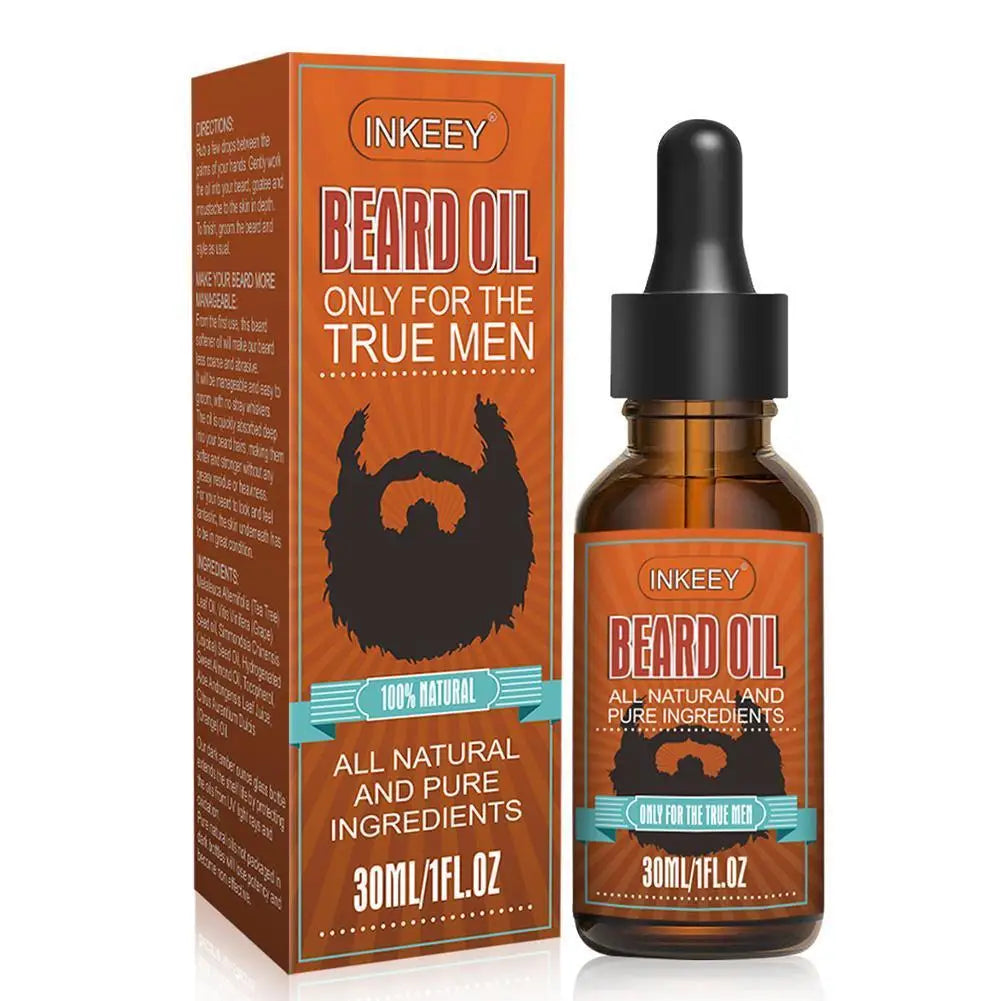 30ml Beard Growth Oil Serum For Men Beard Growth And Grooming Soften Strengthen Styling Beard Oil Beard Care Thicker Nourish
