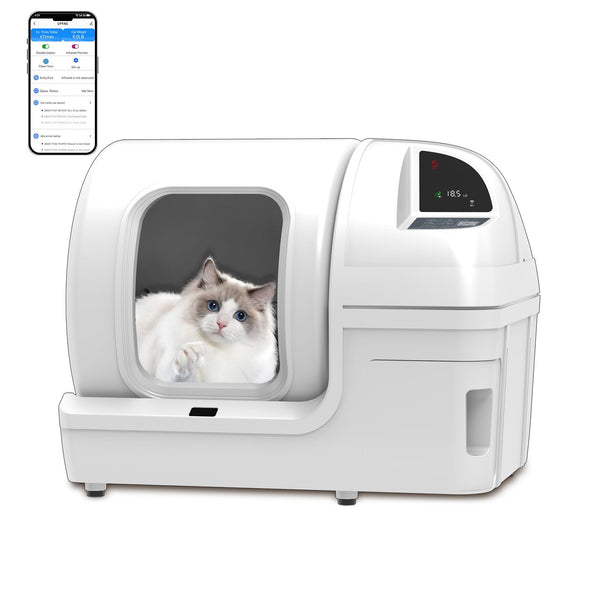 SmartCat Oasis Litter Box - Large 100L with Auto Clean