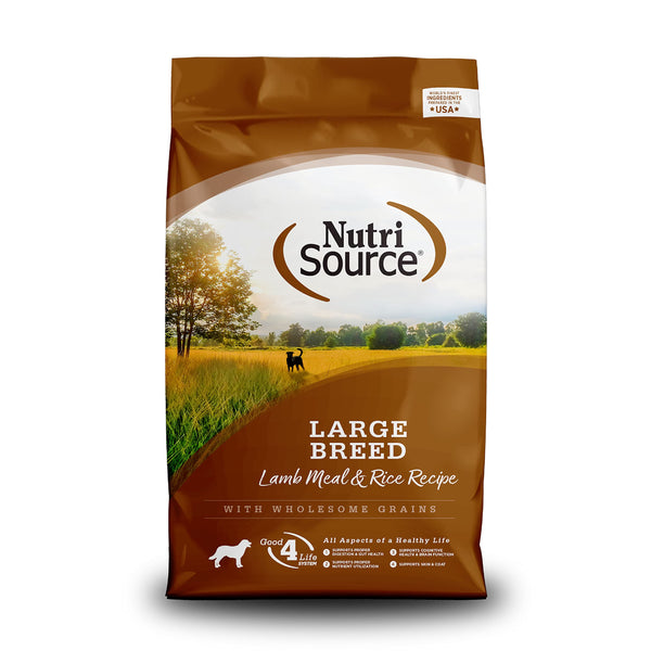 NutriSource Large Breed Lamb & Rice Adult Dog Food 30LB