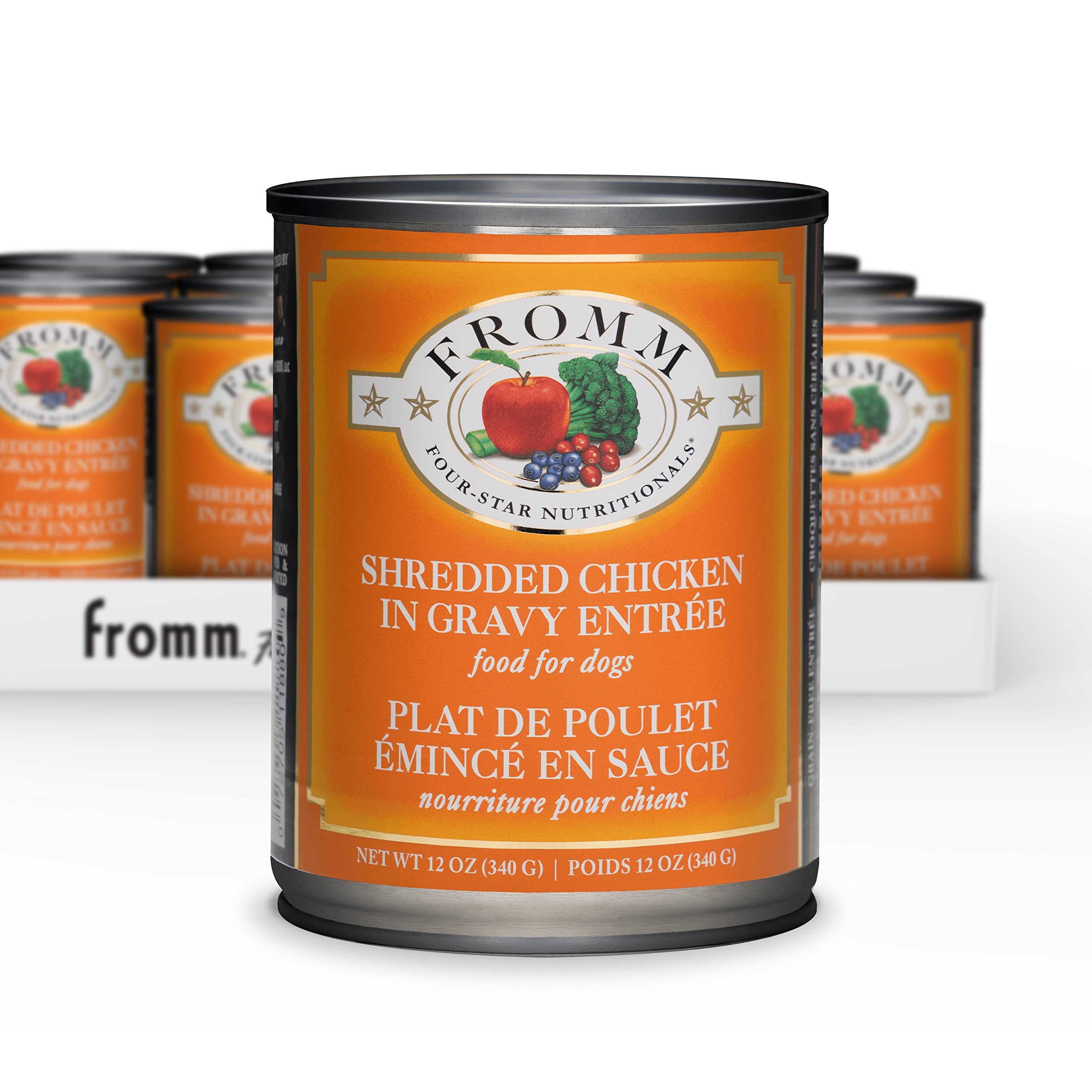 Shredded Chicken Gravy Wet Dog Food - 12 Pack