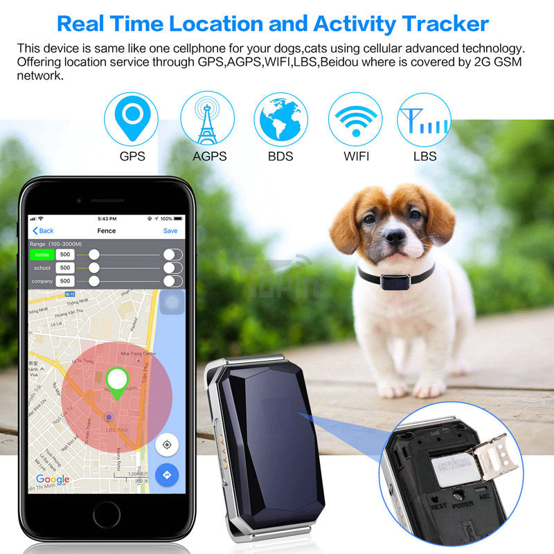 Pet Locator GPS Tracking Collar