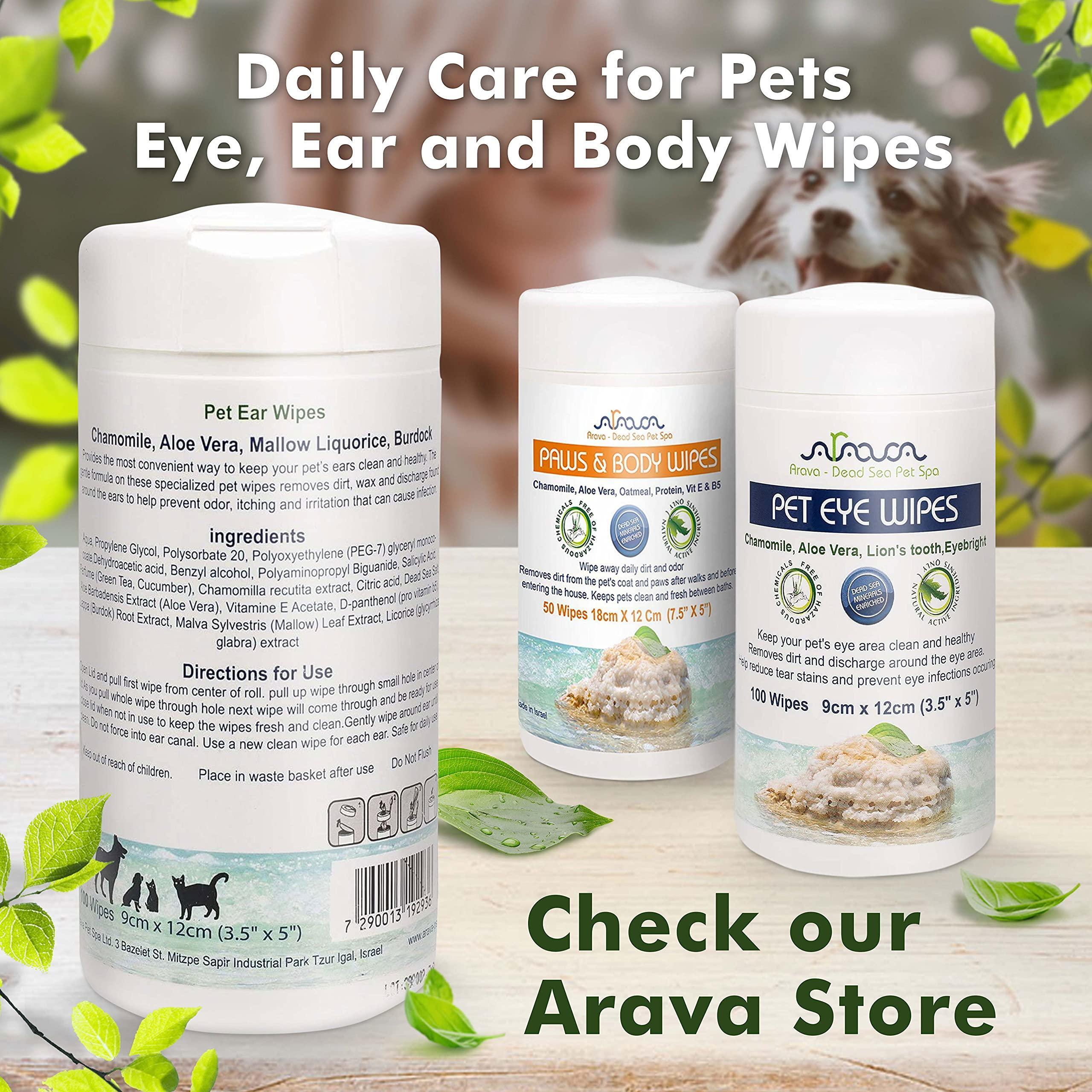 Pet Ear Cleansing Wipes 100 Count - All Breeds