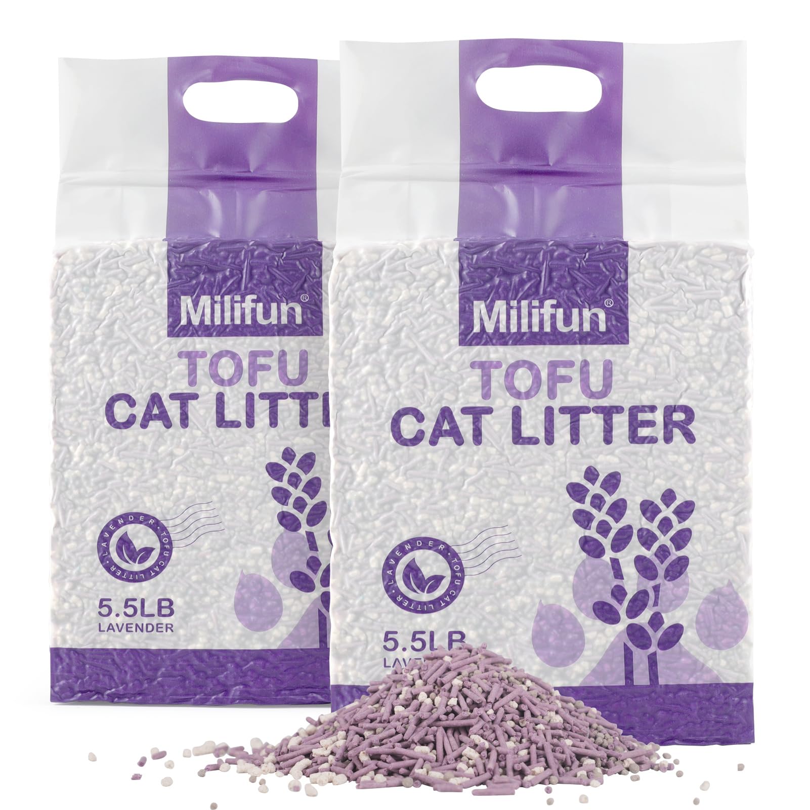 Lavender Fresh Clumping Tofu Cat Litter
